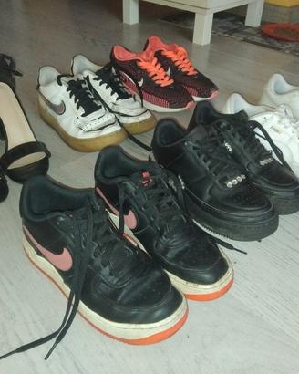 Scarpe donna num 38 (6 paia) nike puma tacco