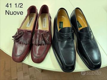 scarpe cuoio 41 e mezzo prezzo al paio