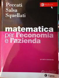 Matematica per l'economia e l'azienda (Egea)