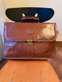 Borsa ventiquattrore in cuoio