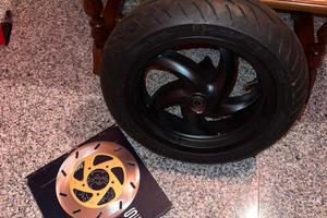 Ruota + Disco Gilera Runner 50 (Gomma Nuova)