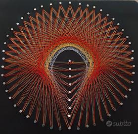 Quadro string art fatto a mano 20*20