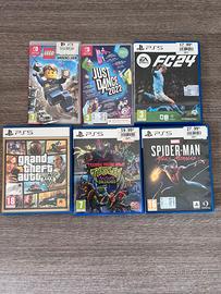 Giochi Nintendo switch e ps5