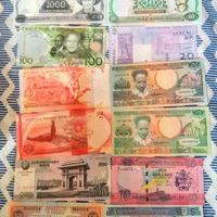 *banconote straniere mondiali lesoto samoa rare*