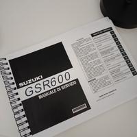 Manuale di servizio Suzuki GSR600 stampato