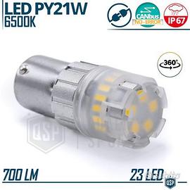 Lampadina LED PY21W BAU15S CANbus Potente Bianca