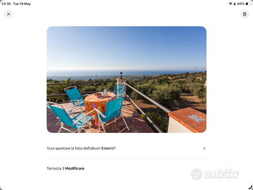 zona cefalu’ panoramico appartamento in villa