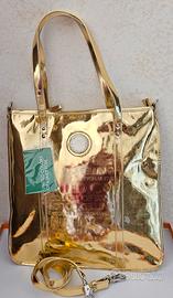 BORSA GOLD UNITED COLORS OF BENETTON