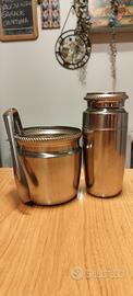 Shaker e cestello ghiaccio vintage Alfra Alessi