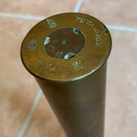 Ww2 portafiori ottone 37 mm ceco e tedesco