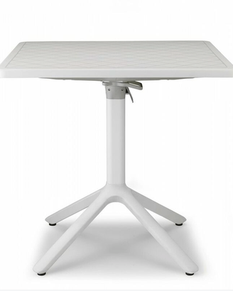 10 TAVOLI PIEGHEVOLI DA ESTERNO 80x80 IN ALLUMINIO