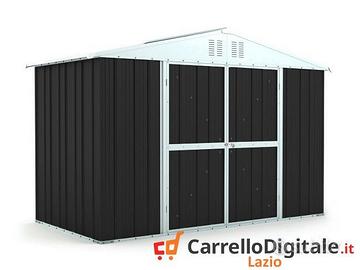Box giardino lamiera zincata 327x155 nero