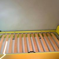 letto singolo con contenitore