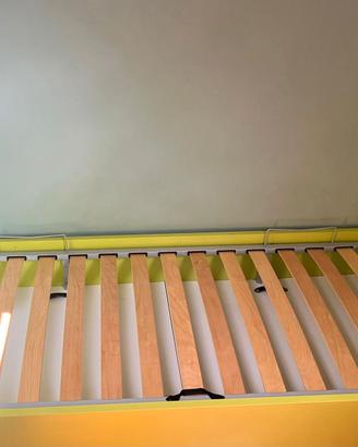 letto singolo con contenitore