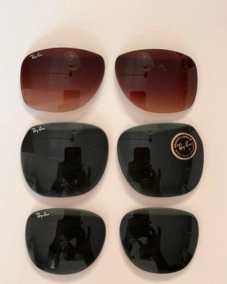 Lotto di 13 paia di lenti Ray-Ban+13 lenti singole