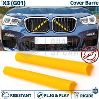 COVER Barre Radiatore per Bmw X3 G01 GIALLE