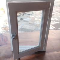 Finestrella shabby chic per uso decorativo