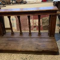 Antico Inginocchiatoio da chiesa