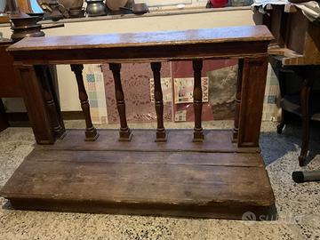 Antico Inginocchiatoio da chiesa