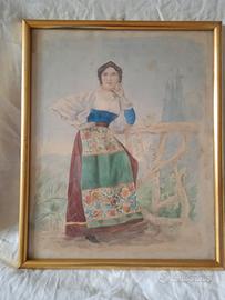 Onorato Carlandi, popolana in costume