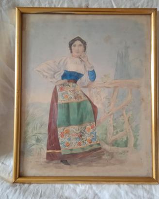 Onorato Carlandi, popolana in costume