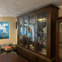 2 mobili vetrina in legno
