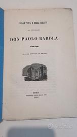libro del 1860 Della vita e degli scritti 