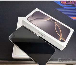 iPhone 16 pro Max titanio