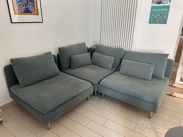 divano IKEA modello SÖDERHAMN verde chiaro