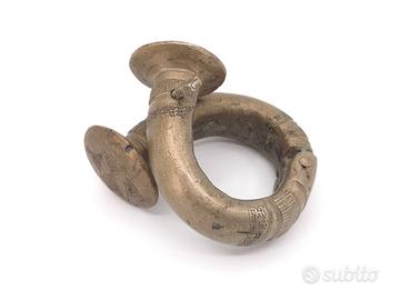 Cavigliera Manilla Africana Bronzo Tribale 800