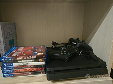 playstation 4 con 2 controller e 6 giochi 