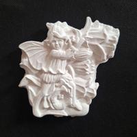Fatina decorativa in gesso
