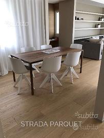 Rovere prefinito effetto grezzo