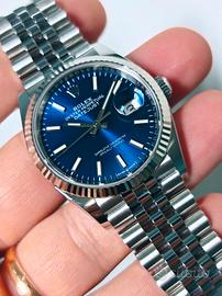 Rolex DJ 36 126234 blu vivo nuovo 08/2026 ITA 