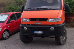 Iveco Scam 4x4 ribaltabile cassonato trilaterale