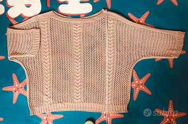 Maglia traforata Glitter taglia unica