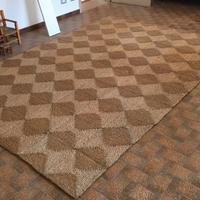 Tappeto in paglia intrecciato a mano