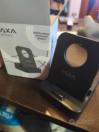 supporto smartphone con cassa bluetooth integrata 