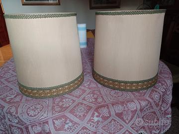 Coppia di paralumi vintage