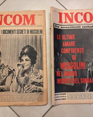 Riviste storiche INCOM 1962 -Mussolini/Liz Taylor