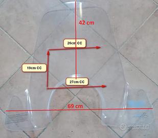 Parabrezza Aprilia Scarabeo (solo scudo)