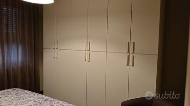 armadio 6 ante con cassettiera 