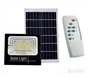 FARO LED 200W CON PANNELLO SOLARE LUCE FREDDA FARE