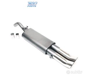 SILENZIATORE DI SCARICO PER VOLKSWAGEN VW GOLF II 