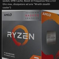 AMD Rayzen 3200G -gpu integrata Scatolato