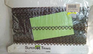pizzo lurex dorato 25 mt.