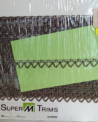 pizzo lurex dorato 25 mt.