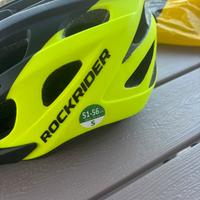 Casco rockrider nero giallo