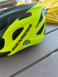 Casco rockrider nero giallo