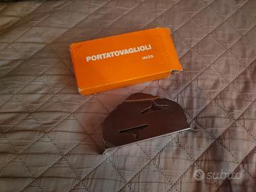 Portatovaglioli in acciaio inox